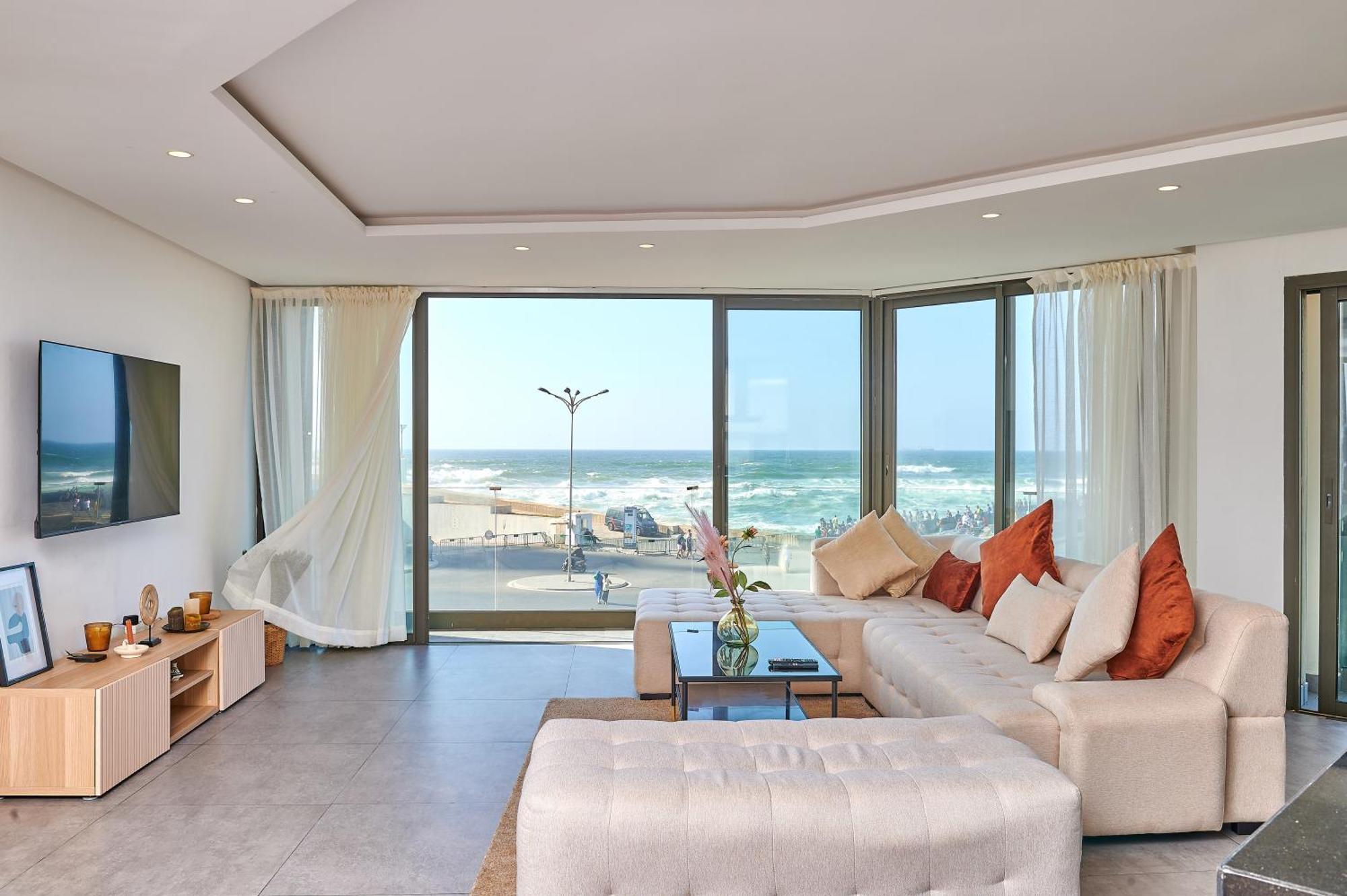 Appartement Sea View-Mosquée Hassan II- By CasaKhemsa  à Casablanca Extérieur photo