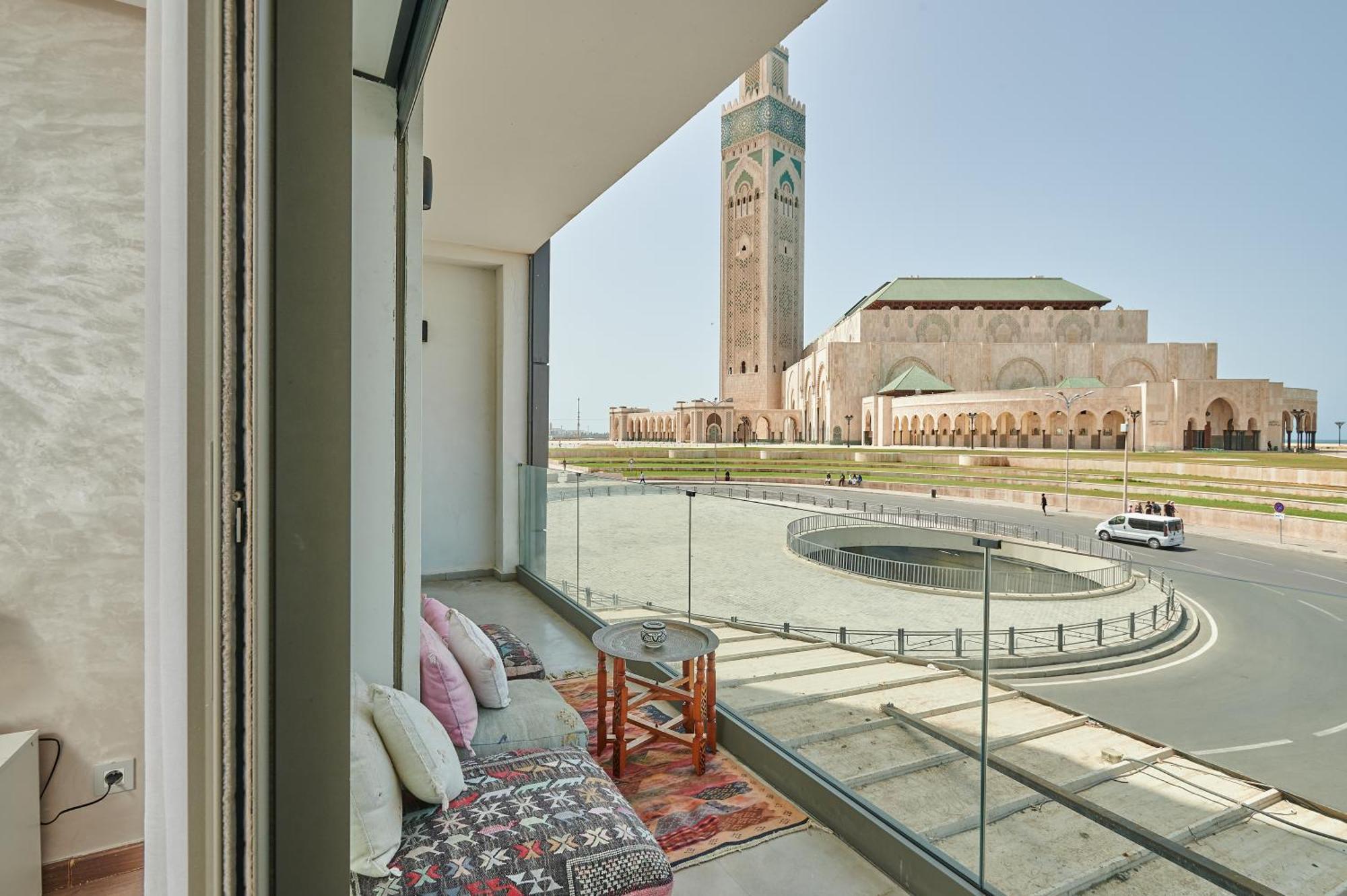 Appartement Sea View-Mosquée Hassan II- By CasaKhemsa  à Casablanca Extérieur photo